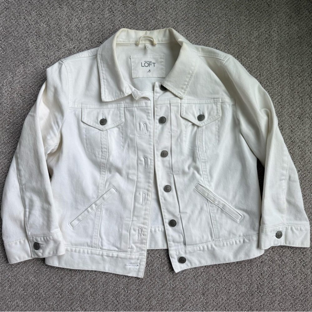 Ann Taylor Loft Cream Jacket